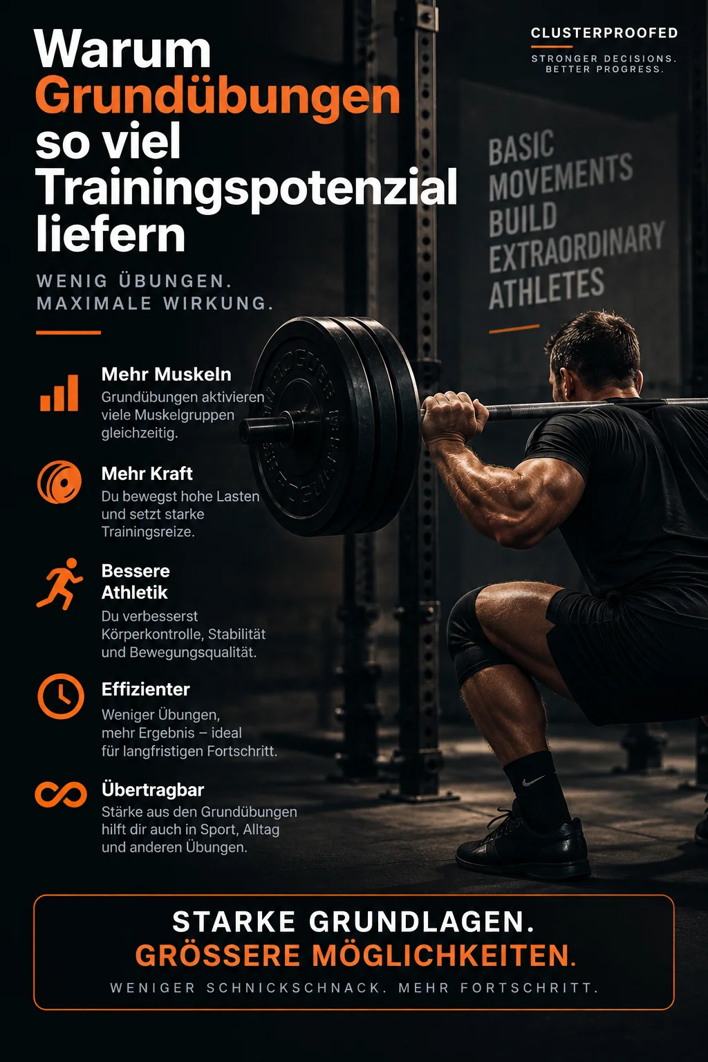 Warum Grundübungen so viel Trainingspotenzial auf einmal liefern