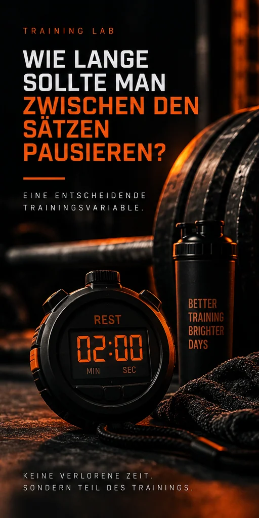 Wie lange sollte man zwischen den Sätzen pausieren?