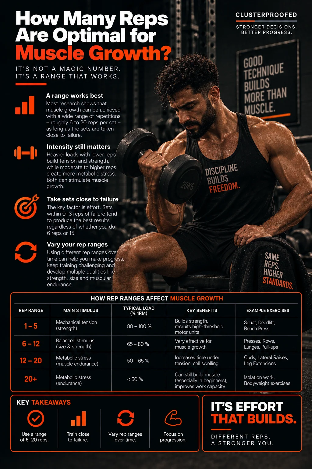 How Many Reps Are Optimal for Muscle Growth?