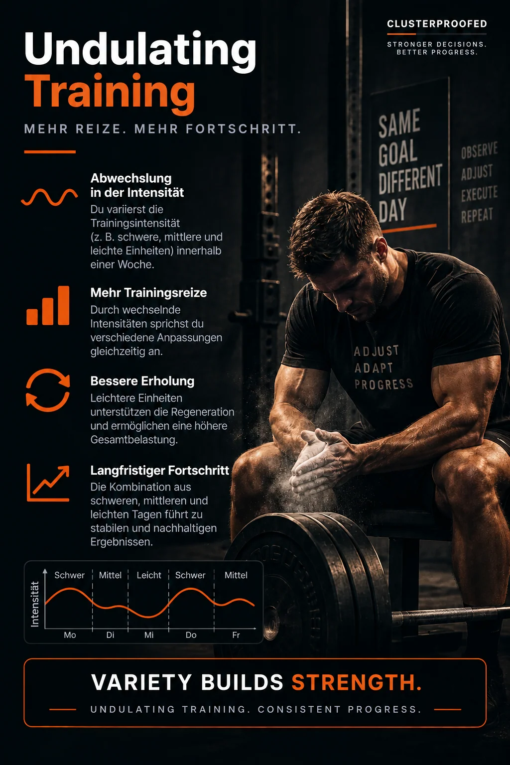 Undulating Training: Warum Training nicht jeden Tag gleich aussehen muss